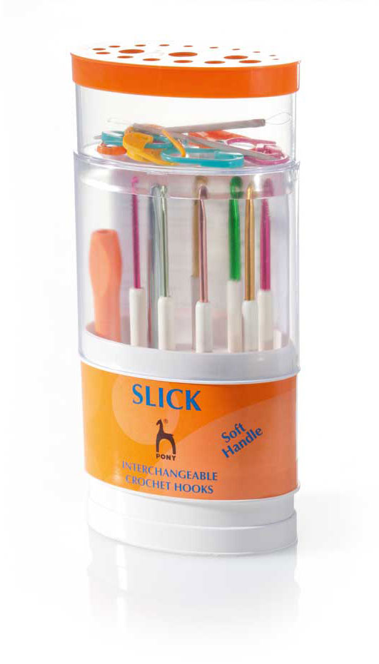 PONY SLICK Häkelnadel-Set