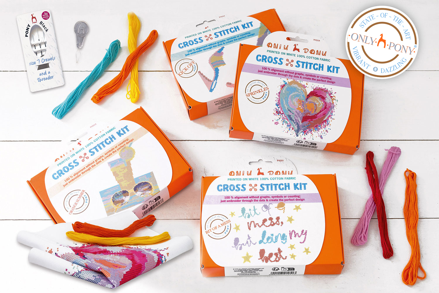 ONLY PONY 4 Stitch Kits